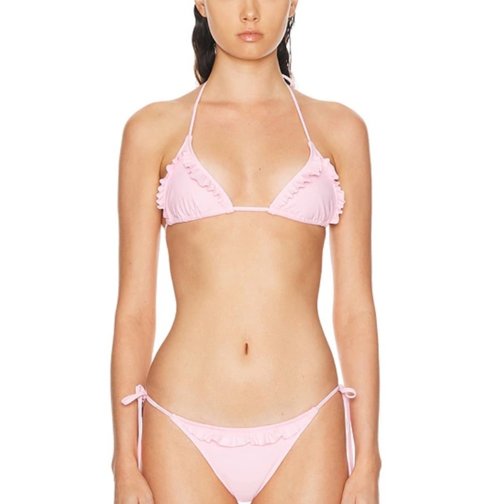 Shani Shemer Pink Triangle Bikini